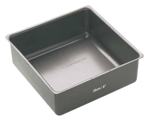 [KCMCHB26] Molde Cuadrado Con Base Extraible De Acero, Negro, 20X20x7,5cm Master Class