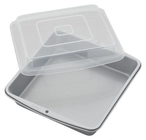 [03-3129] Molde cuadrado con tapa 23cm. Wilton