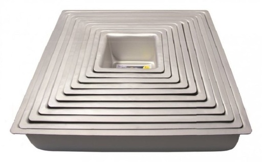 [SQR123] Molde cuadrado metal 30,5x30,5x7,5cm PME