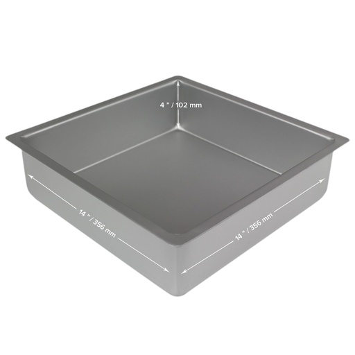 [SQR144] Molde Cuadrado Metal 35,6x35,6x10,2cm PME