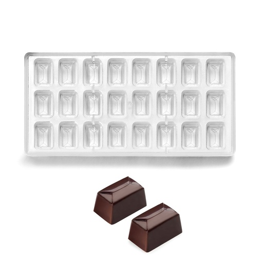 [799404] Molde de Bombones Cónico Rectangular de Policarbonato Ibili