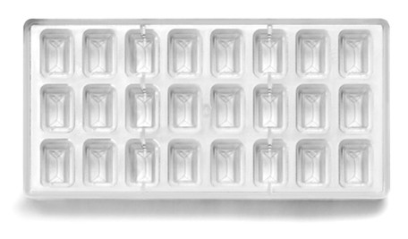 [799404] Molde de bombones cónico rectangular de policarbonato Ibili
