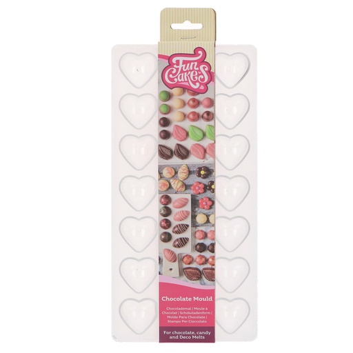 [F82100] Molde de Bombones Corazones 21uds Funcakes