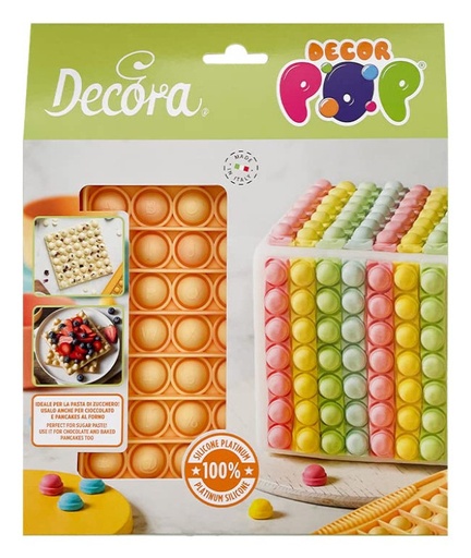 [9260421] Molde de Silicona Cuadrado Decorpop Decora