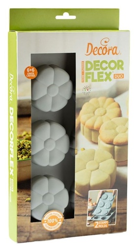 [9260441] Molde de silicona flor duo set 2 Decora