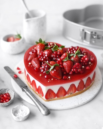 [P03691] Molde Desmoldable Corazón 20cm Patisse