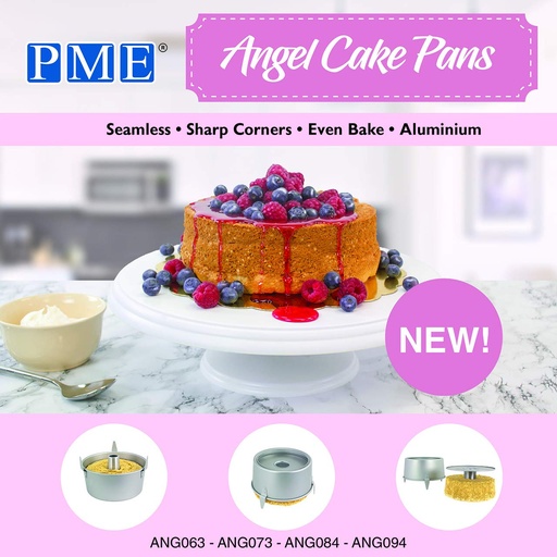 [ANG084] Molde Metal Angel Food 21x10 PME