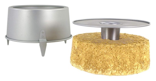 [ANG084] Molde Metal Angel Food 21x10 PME