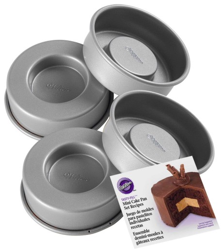 [2105-155] Molde Metal Mini-Bizcochos Rellenos, Set/2. Wilton