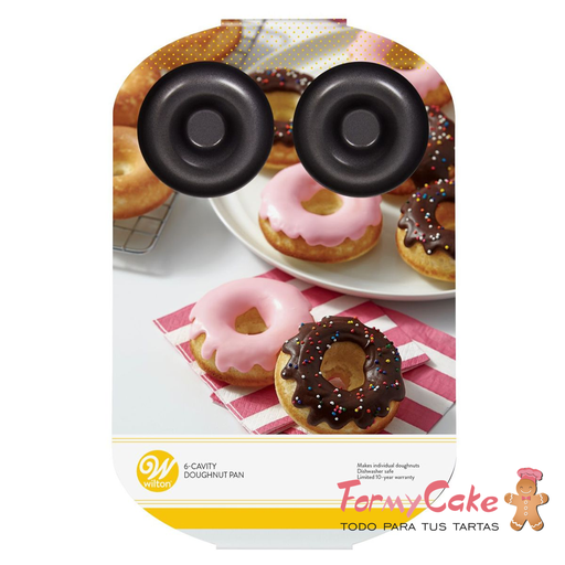 [03-3115] Molde Metal 6 Donuts Wilton