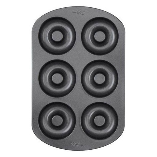 [03-3115] Molde metal 6 donuts Wilton
