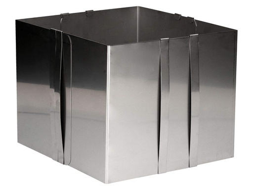 [CM14932] Molde Metal Cuadrado Ajustable 20cm Alto Cake Frame