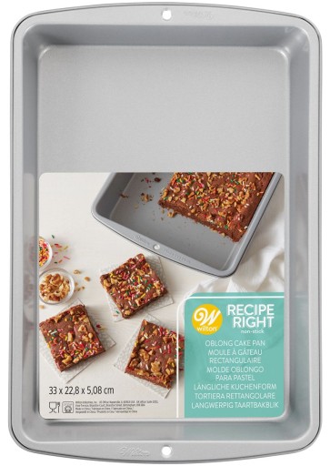 [03-0-0039] Molde metal rectangular 33x22.9cm Wilton