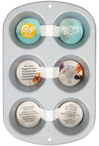 [03-3119] Molde muffins gigantes para 6ud Wilton