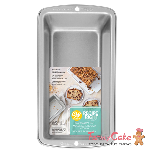 [03-0-0036] Molde Para Pan 21,5x11,5x6,35cm Wilton