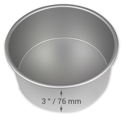 [RND043] Molde Redondo Metal 10,2x7,6cm PME