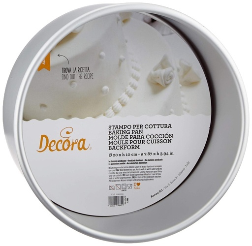 [0062612] Molde redondo metal 20x10cm Decora