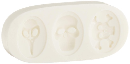 [257719] Molde Silicona Calaveras 3ud Städter