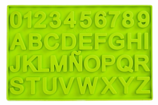 [871300] Molde Silicona Letras Y Números Chocolate Ibili