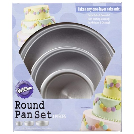 [191002416] Set Moldes Redondos 3ud Wilton