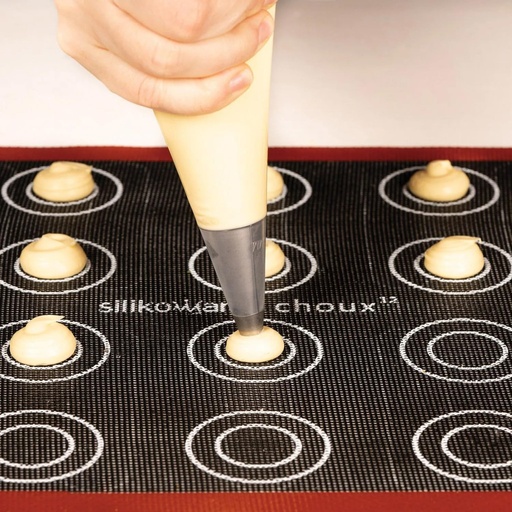 [70113000065] Tapete De Silicona Microperforado Eclair & Choux Silikomart