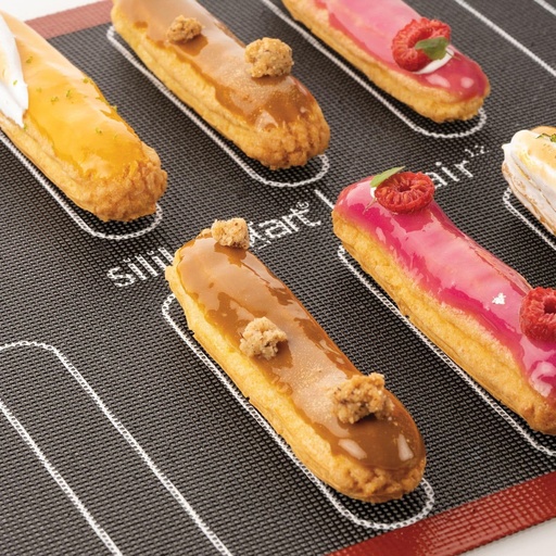 [70113000065] Tapete De Silicona Microperforado Eclair & Choux Silikomart