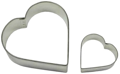 [sc606] Cortador Galletas Corazón 2ud PME