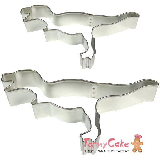 [sc618] Cortador Galletas Dinosaurio 2ud PME