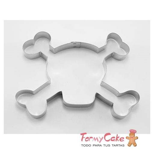 [CO-0037] Cortante Calavera Pirata 13 cm Cutter