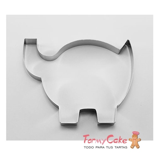 [CO-0378] Cortante Elefante Hucha 10cm Cutter
