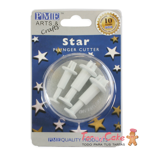[SA700] Cortante Estrellas 3ud PME