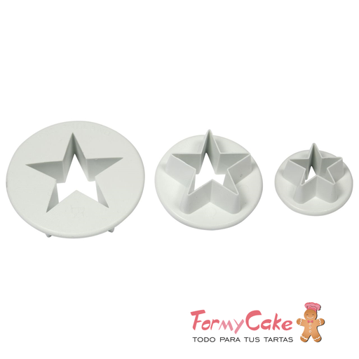 [SA701] Cortante Estrellas 3ud PME
