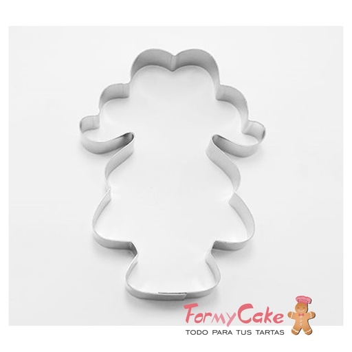 [cutt-niña-coletas] Cortante Niña Con Coletas 10cm Cutter