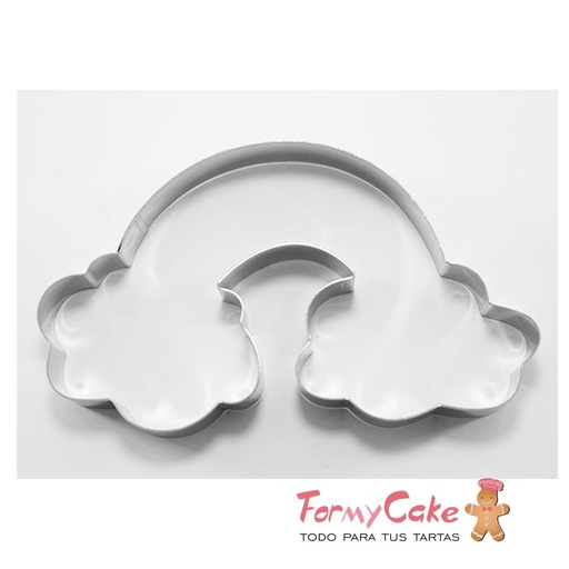 [CO-0870] Cortante Nube de Arcoiris 11,5cm Cutter