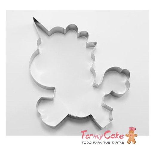 [cutt-unicorarcoiris] Cortante Unicornio Arcoiris 12cm Cutter