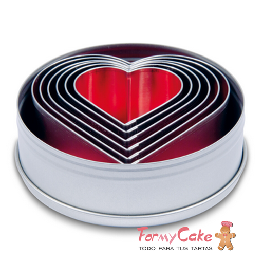 [017016] Cortantes Corazones 6ud Städter