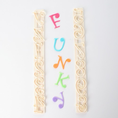 [CUTFUNK] Cortantes de Alfabeto y Números Funky FMM