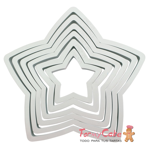 [PNS6] Cortantes Estrellas 6ud PME