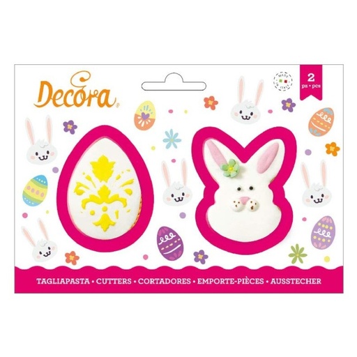 [0255074] Kit 2 cortadores pascua Decora
