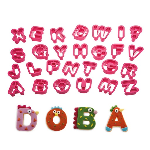[0255081] Kit 27 Cortantes Alfabeto 5,2x2,2cm Decora