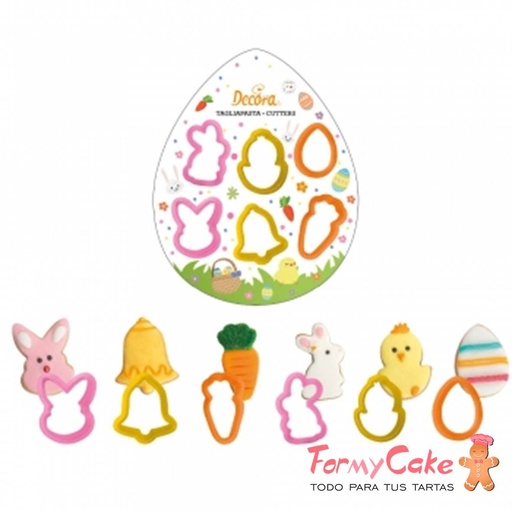 [0255059] Kit 6 Minicortadores Pascua Decora