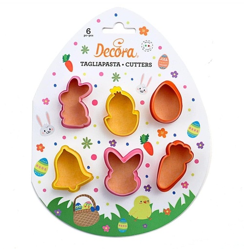 [0255059] Kit 6 minicortadores pascua Decora