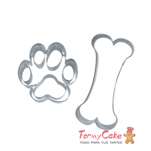 [066137] Kit Cortante Huella/hueso Perro 7,5–9,5 cm Städter