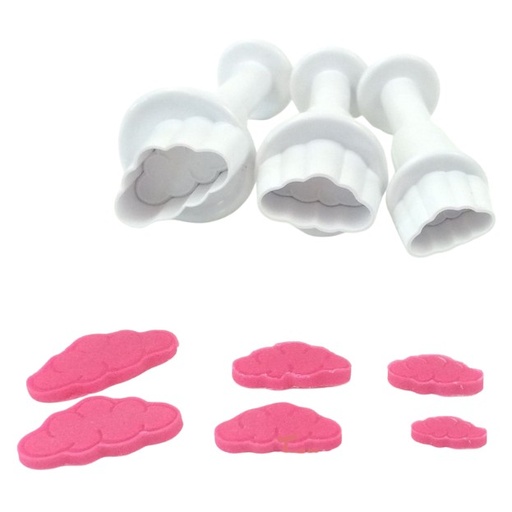 [DF0553] Mini cortadores expulsor nubes 3uds Dekofee