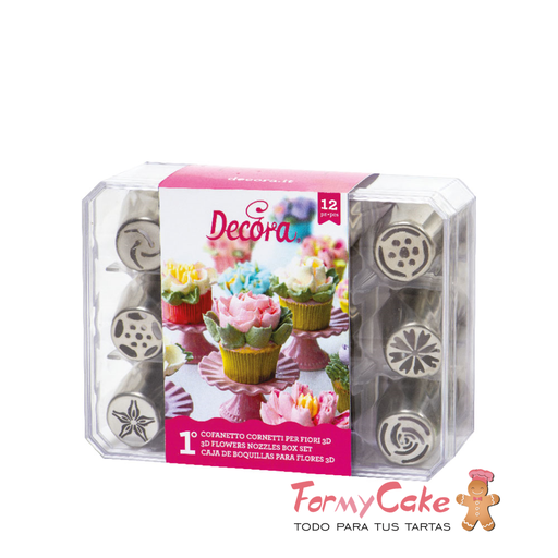 [0263650] Boquillas Rusas 12ud Kit Nº1 Decora