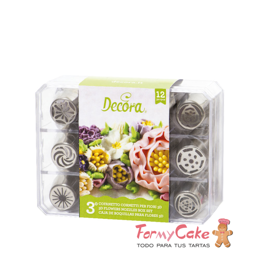 [0263652] Boquillas Rusas 12ud Kit Nº3 Decora