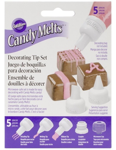 [1904-1021] Set de boquillas para Candy Melts de Wilton