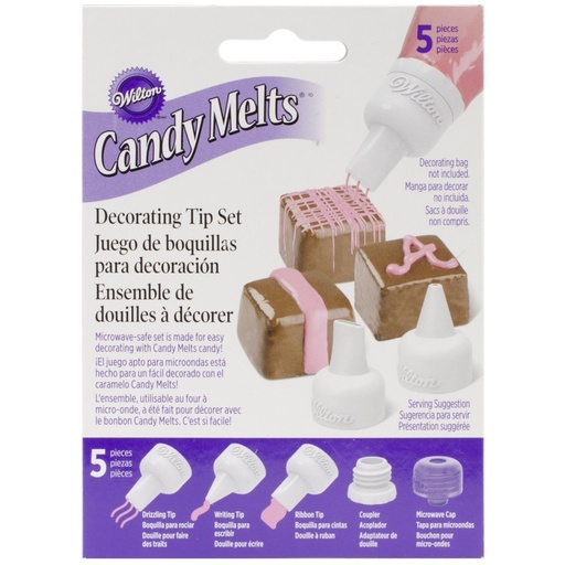 [1904-1021] Set de boquillas para Candy Melts de Wilton