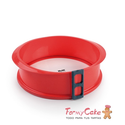 [875700] Molde desmontable redondo con base de cristal 22cm IBILI