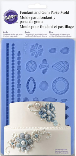 [409-2528] Molde fondant diseño joyería. WILTON
